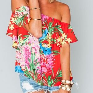 2 PIECE SET Show Me Your Mumu Tropical Tango Top And Pants